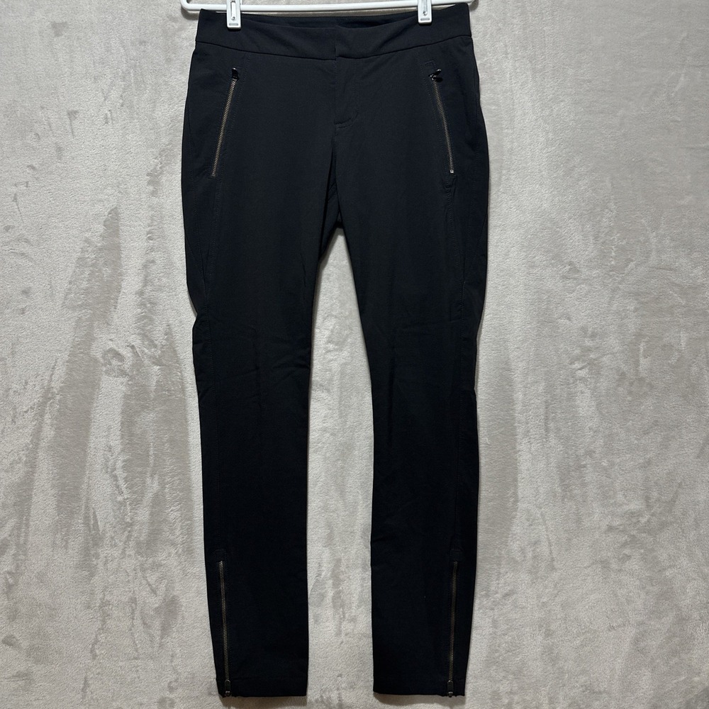 Athleta Pants Women's Size 4 Black Wander Stash Utility Zip‎ Pockets Athleisure